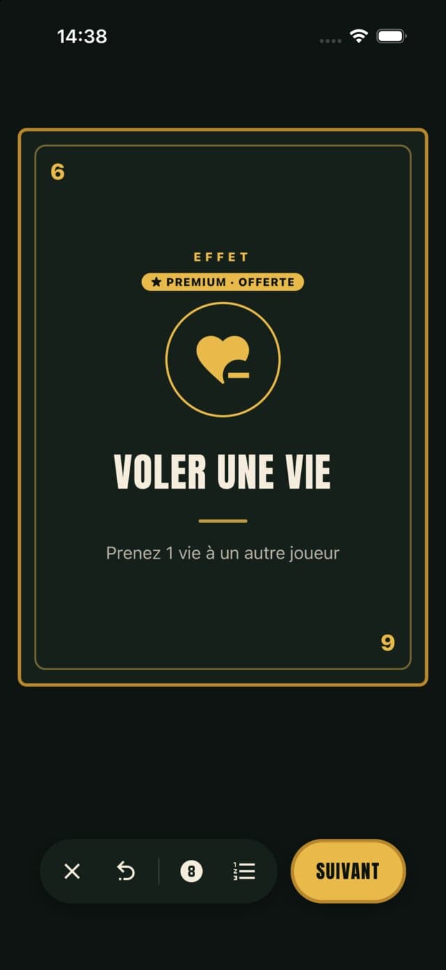 Une carte pouvoir